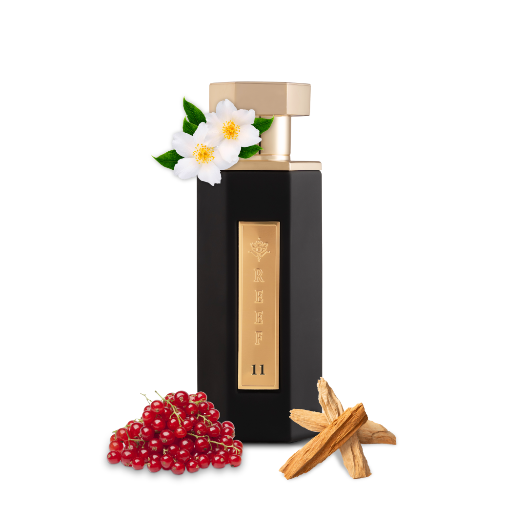 REEF – 11 Mini parfum met geurnoten roze peper, jasmijn en sandelhout – een verfijnde Franse geur met frisse, bloemige en warme accenten