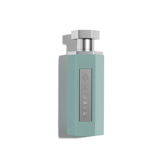 REEF – TIFFANY unisex parfumflacon op witte achtergrond met mandarijn, perzik en musk – een frisse en zonnige geur