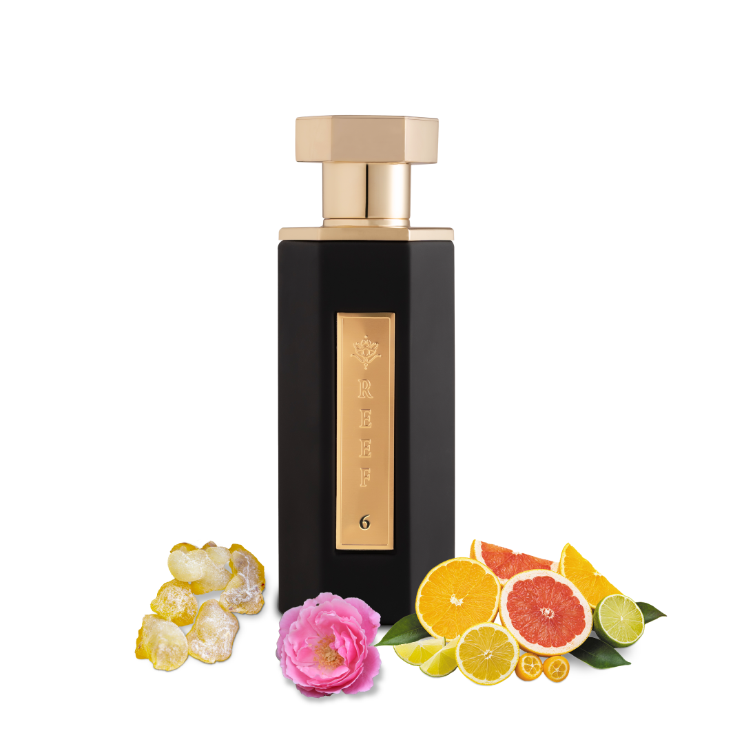 REEF – 6 parfum met roos, citrus en musk – een bloemige, frisse geur die straalt met zachte elegantie
